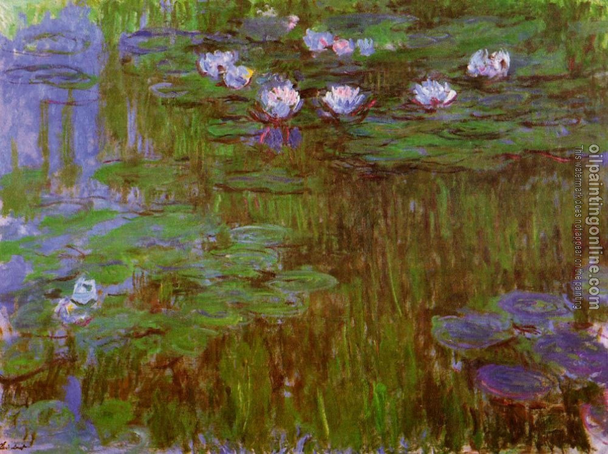 Monet, Claude Oscar - Water Lilies
